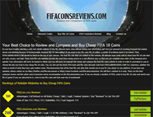 Tablet Screenshot of fifacoinsreviews.com
